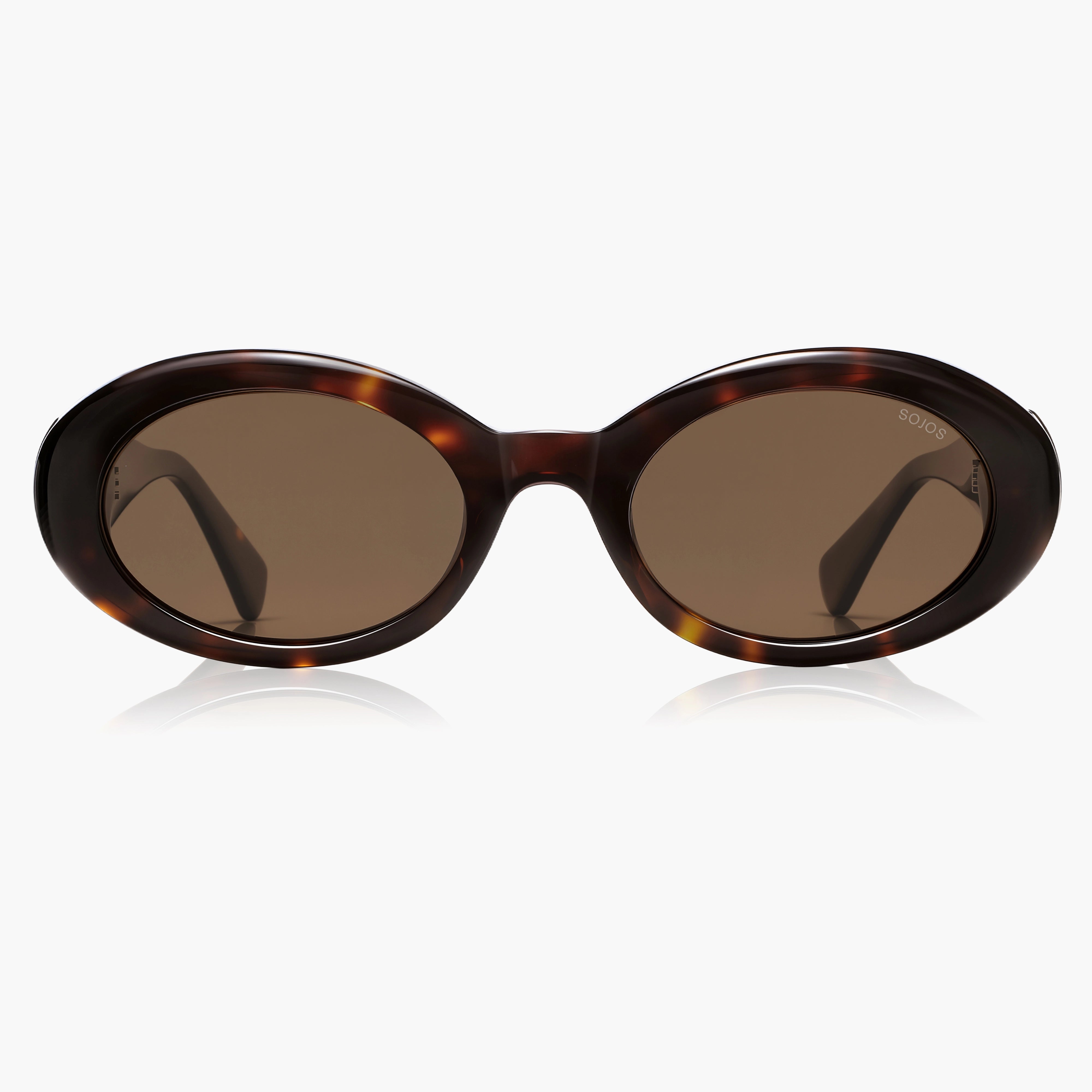 SOJOS x Kulani Kinis Polarized Oval Sunglasses for Women Acetate