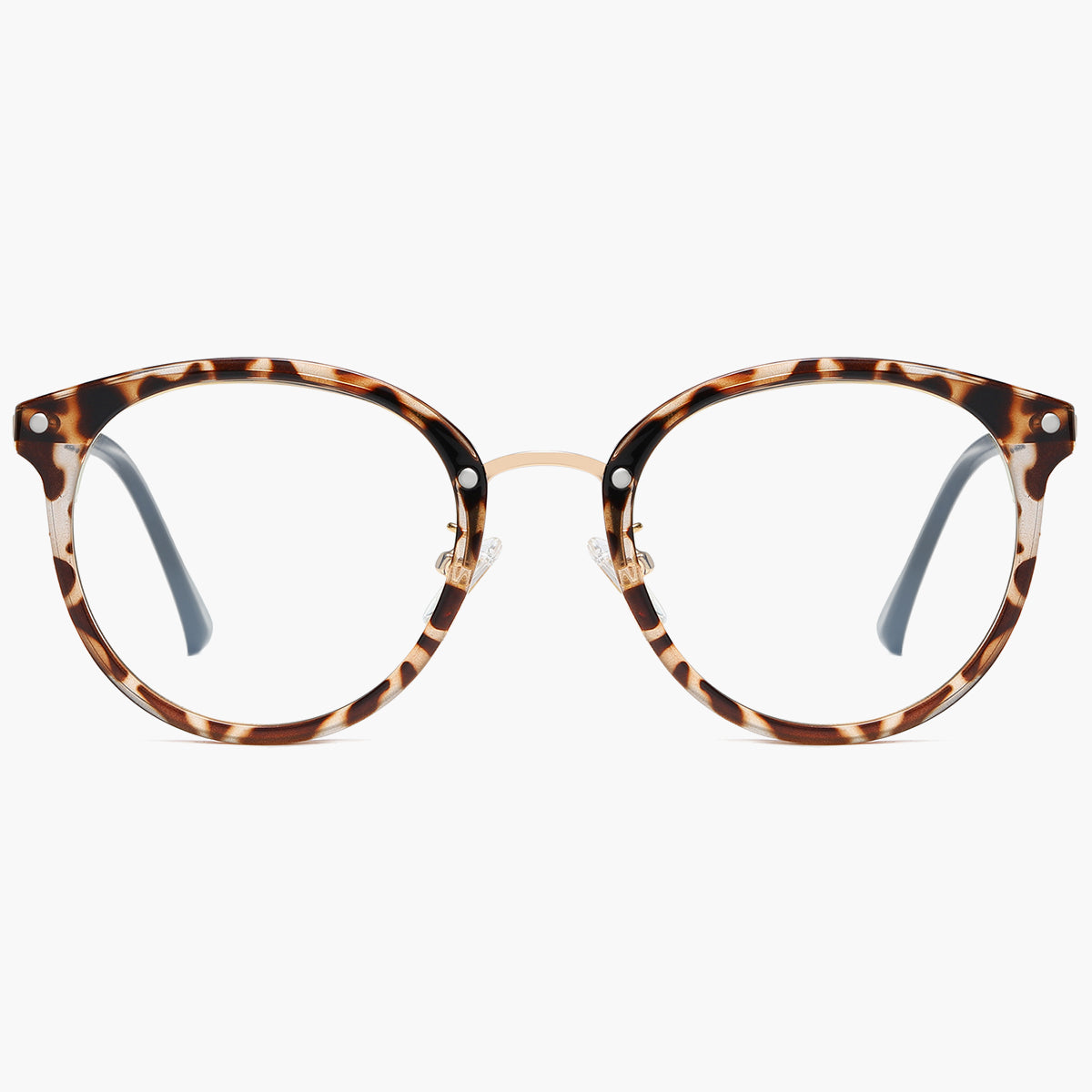 Sojos Vision Round Prescription Cheetah Print Blue Light Blocking Glasses –  SOJOS