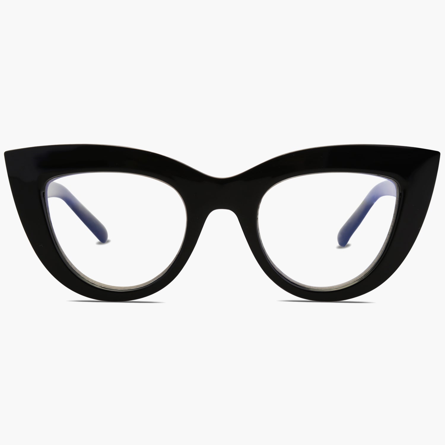 SOJOS Cat Eye Mirrored Flat Lenses Ultra Thin Light Metal Frame Women  Sunglasses SJ1022