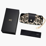 Leopard Case with Chain