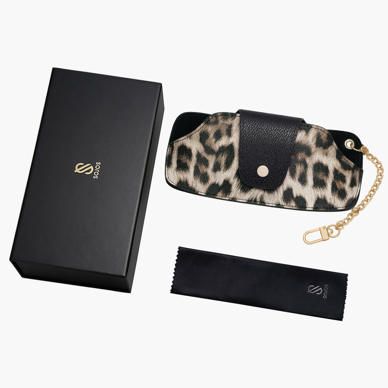 Leopard Case with Chain