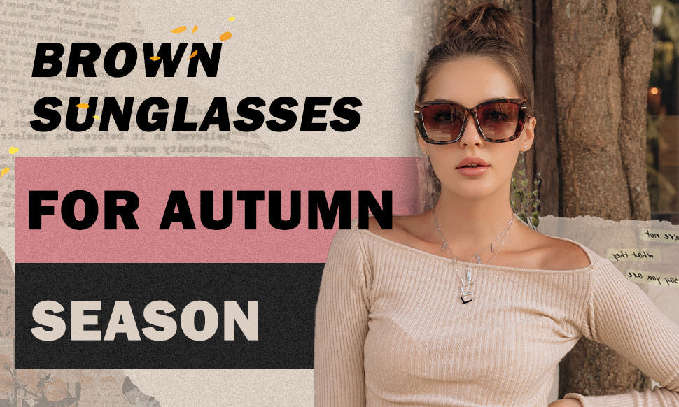 brown sunglasses