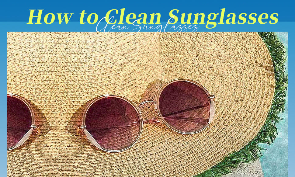 clean sunglasses