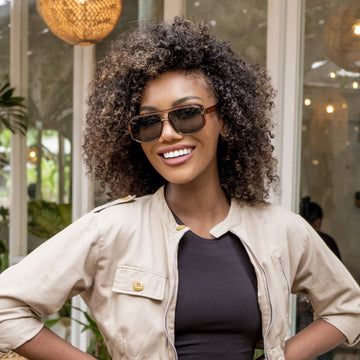 Women Men Retro Flat Top Aviator Polarized Sunglasses SJ2304  display picture 1
