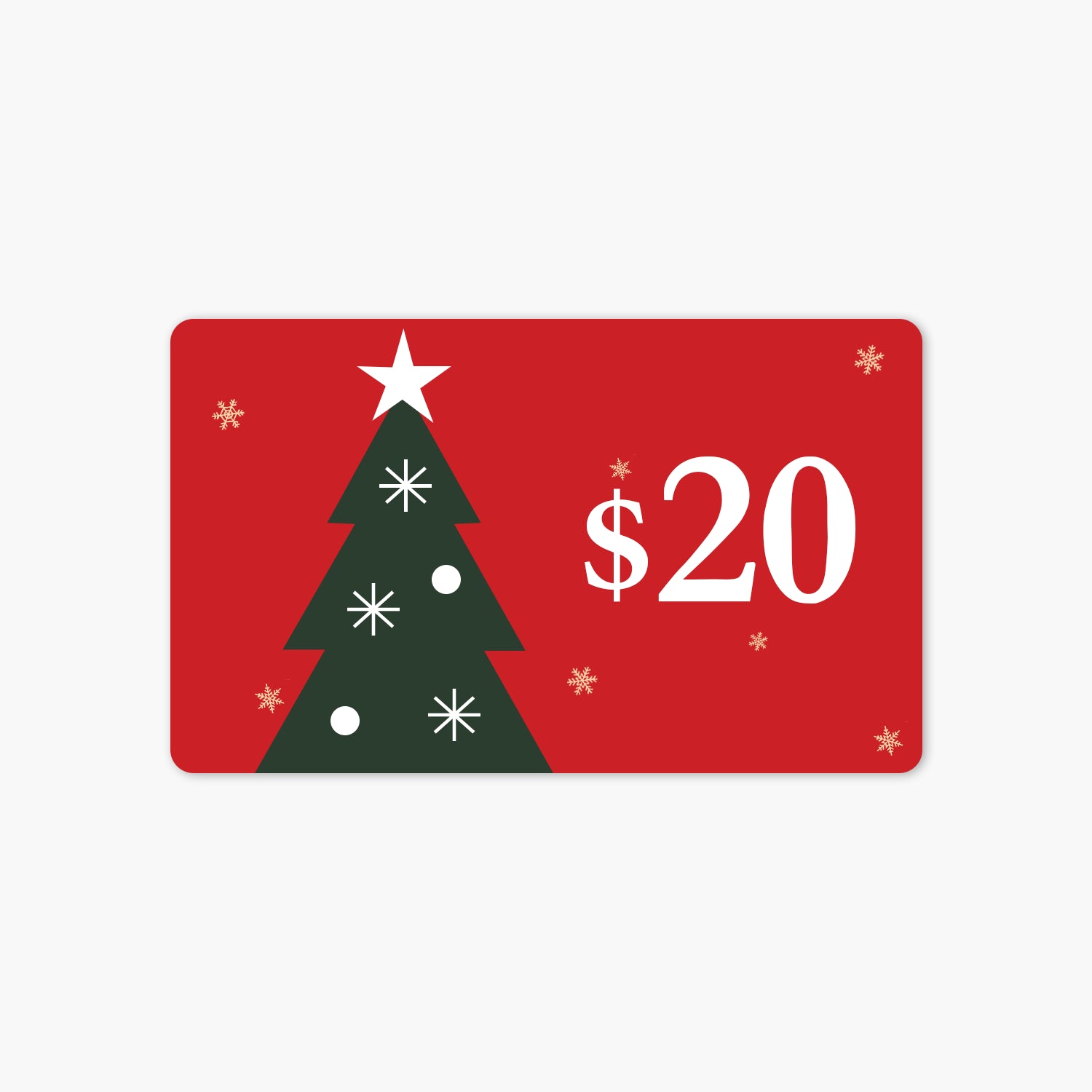 Holiday Gift Card $20