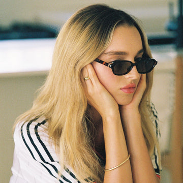 luceさま Retro Narrow Chic Polarized Sunglasses for Women SJ2629 | SOJOS VISION