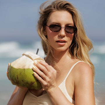 Buy Trendy Oval Polarized Sunglasses for Women 80s 90s Chic Retro