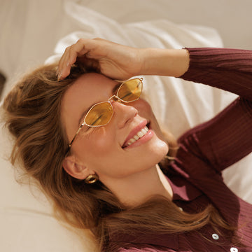 Women Retro Small Vintage Narrow Sunglasses SJ1233 | SOJOS  display picture 1