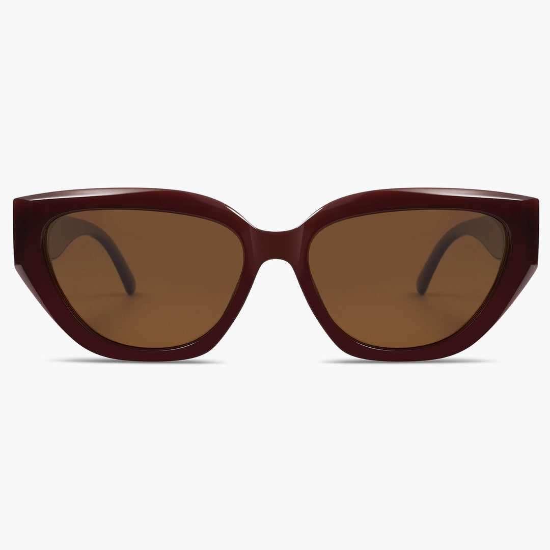 SOJOS Women\'s Cat Eye Sunglasses in Tortoiseshell Brown Sojos SJ2044 C14 Brown Tortoise Shell Cat Eye Sunglasses 49  main image 4