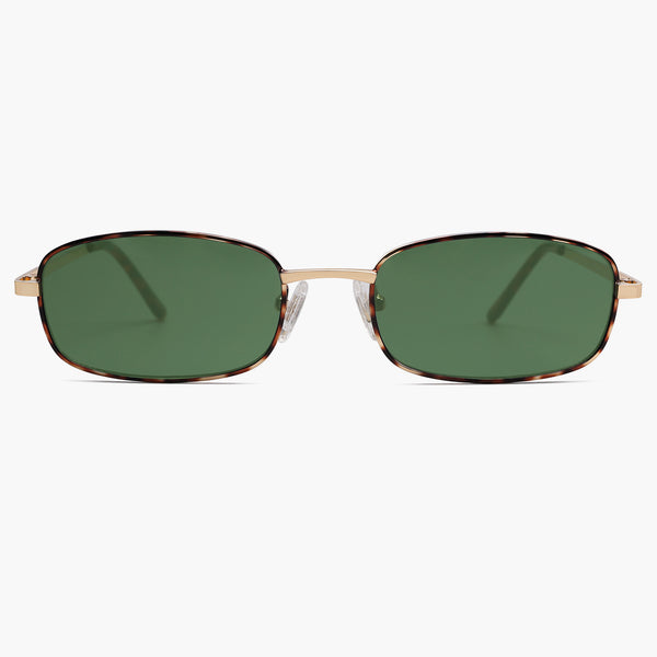 Women Small Y2K Narrow Rectangle Sunglasses SJ1187 | SOJOS  display picture 1