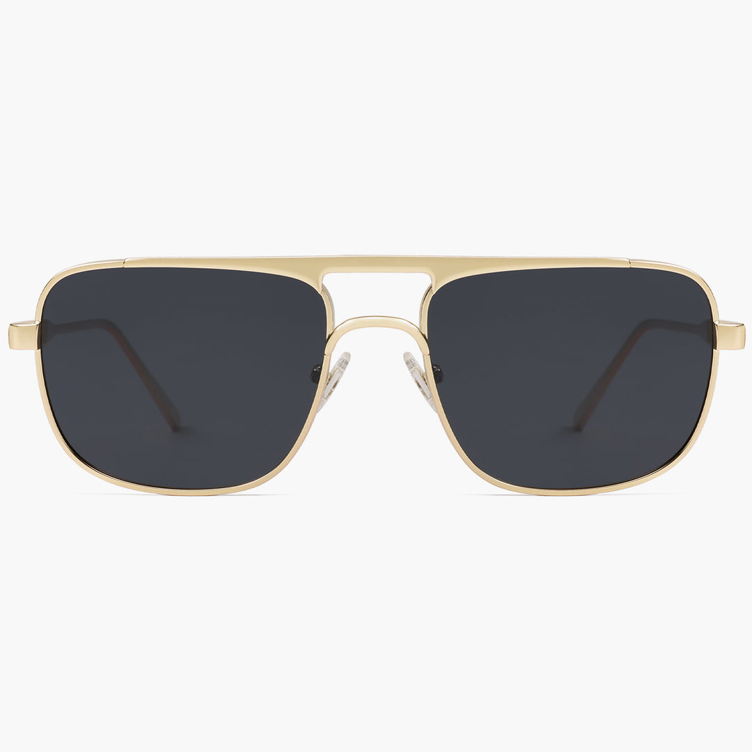 Women Men Retro Aviator Rectangle Polarized Sunglasses  display picture 3