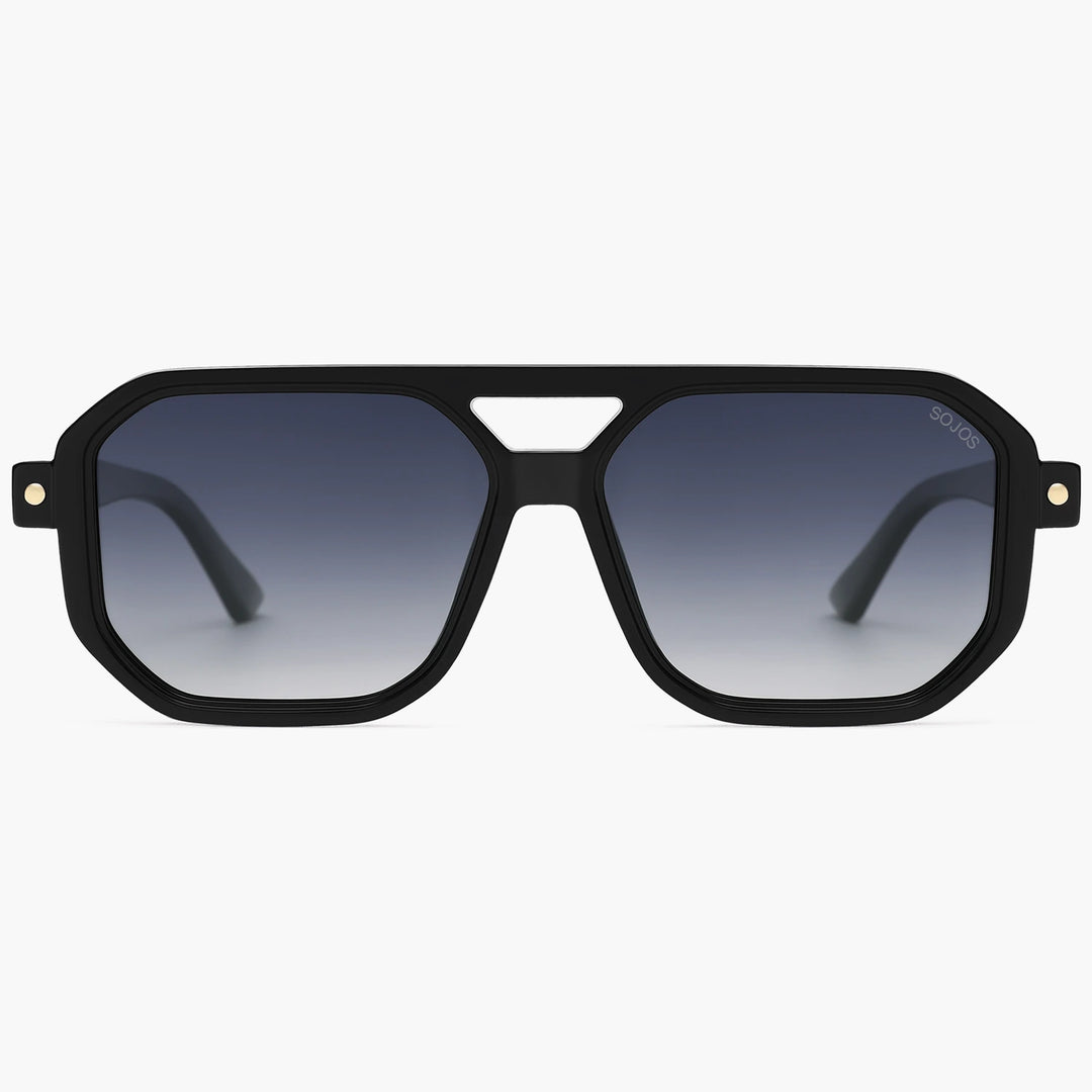 SOJOS Polarized Aviator Sunglasses - UV400 Protection, Trendy Designer Shades For Men & Women (SJ1218)