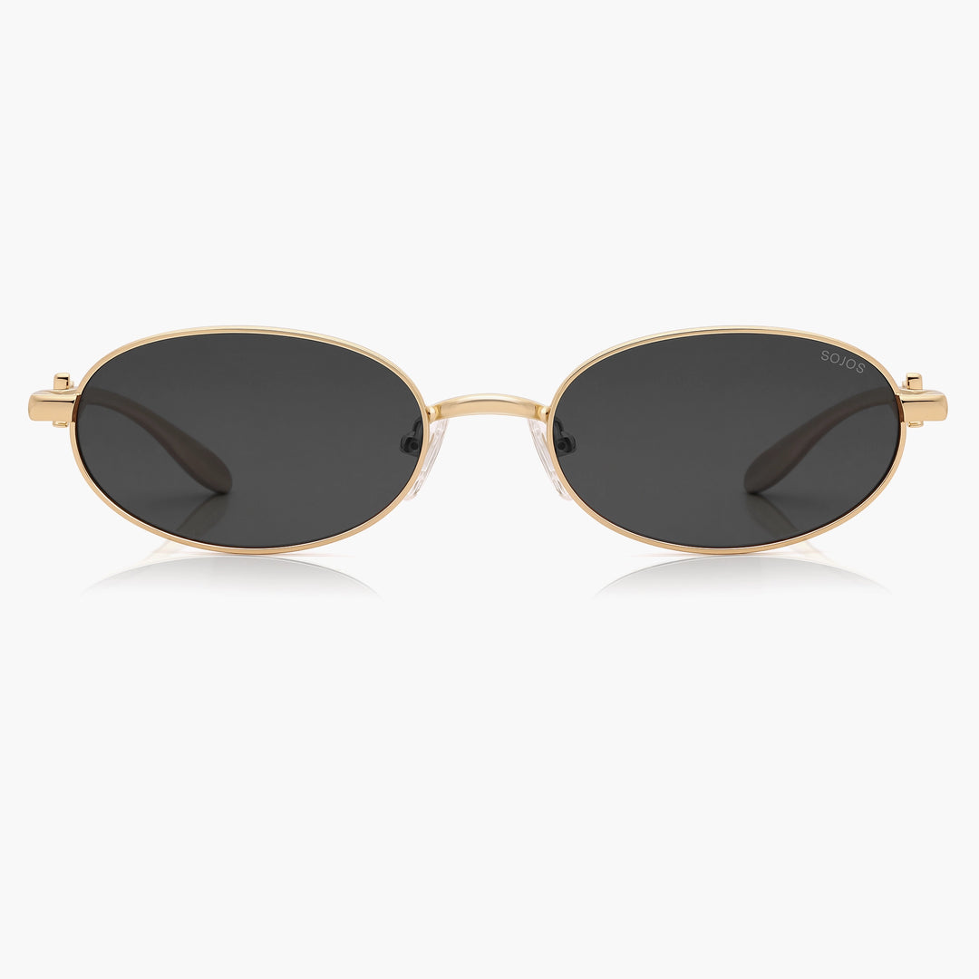 メガネ・老眼鏡 WILLSON OVAL SunShade SOJOS Trendy Oval Sunglasses for Women UV400 Polarized Premium