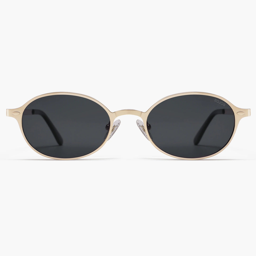 Retro Trendy Oval Polarized Women Sunglasses SJ1260 | SOJOS VISION