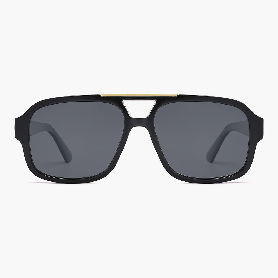 SOJOS Women\'s Black Grey Trendy Square Polarized Vintage Aviator Sunglasses Amazon.com: SOJOS Sunglasses for Women & Men, Square, Retro  main image 2