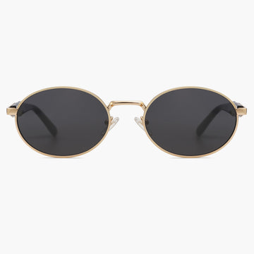 Retro Oval Polarized Sunglasses UV400 Protection Classic Shades SOJOS Retro Oval Sunglasses for Women Men Trendy Sun Glasses  main image 3
