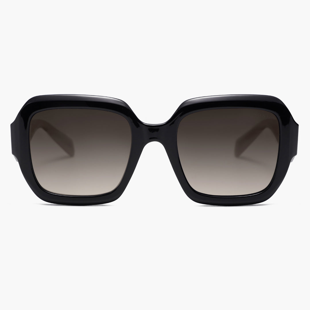 Women Men Retro Polygon Plastic Frame Trendy Square  display picture 1