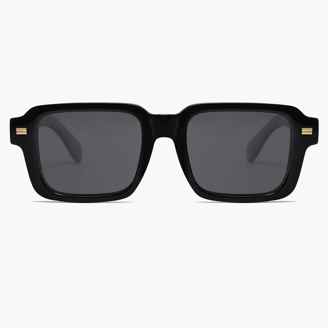 Women Men 70s 80s Vintage Square UV400 Polarized Sunglasses  display picture 1