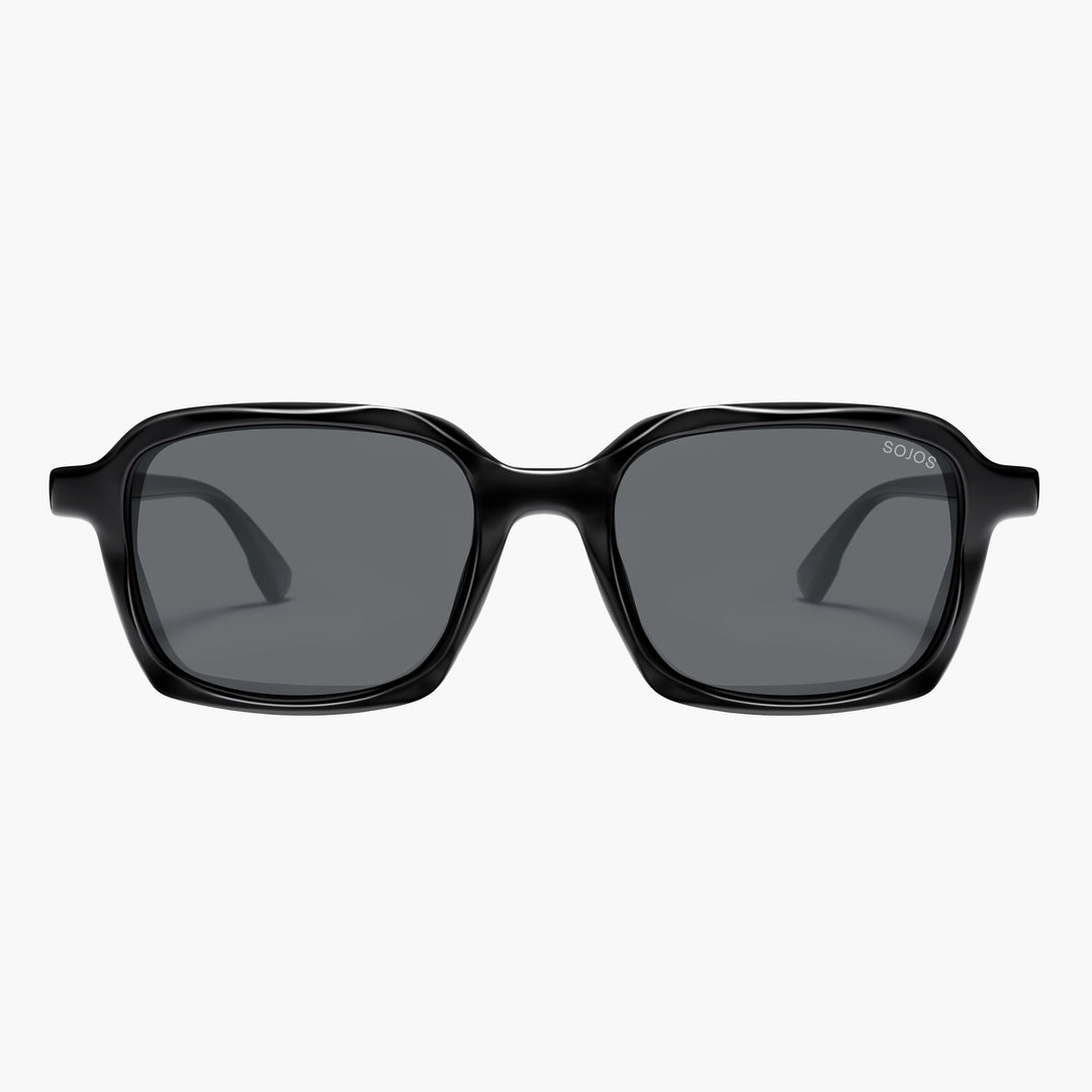 Retro Trendy Square Polarized Sunglasses for Women Men UV400