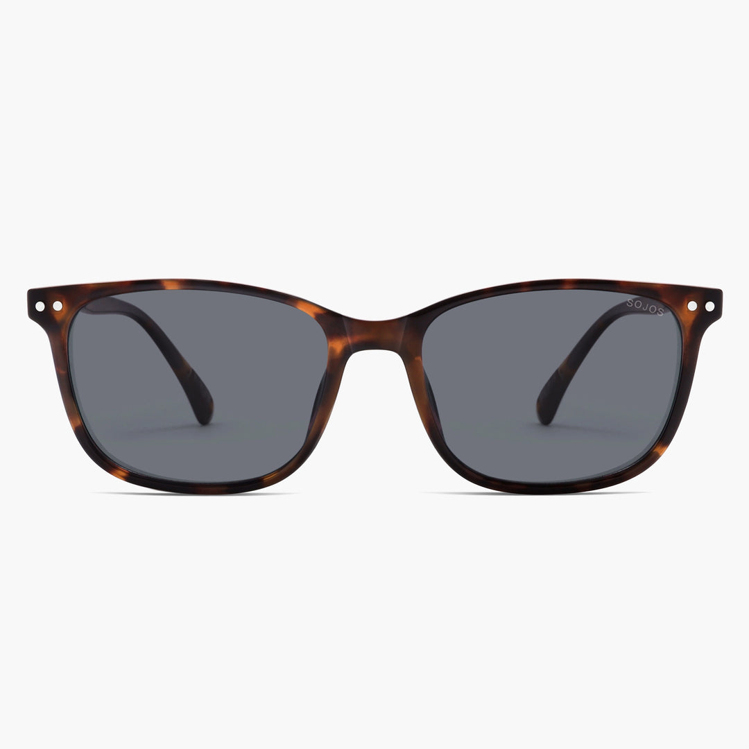 Modern Chic Rectangle Women Men Sunnies Polarized SJ2636 | SOJOS