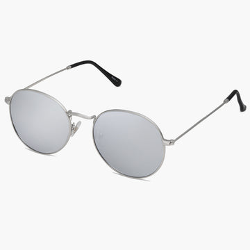 Buy Mirrored Round Sunglasses for Women | Classica | SOJOS display picture 1
