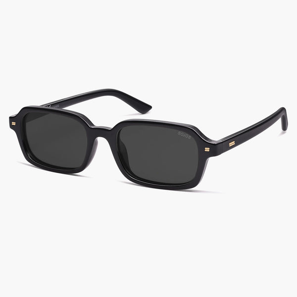 Women Men Polarized Small Rectangular Sunglasses SJ2610 | SOJOS VISION