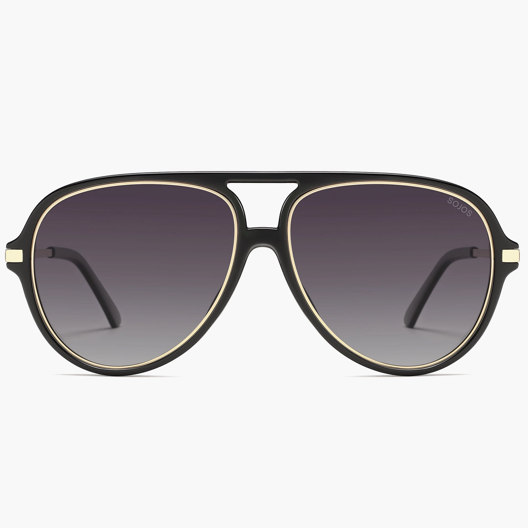 Trendy Polarized Aviator Sunglasses for Women Men Large 