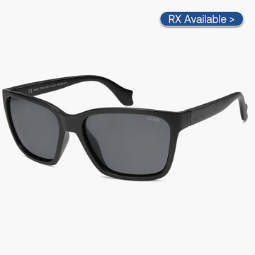 Square Polarized Sunglasses with Recycled Fishing Net Frame Eco-Friendly UV400 SOJOS Ocean Collection Polarized Retro Round Sunglasses for  main image 4