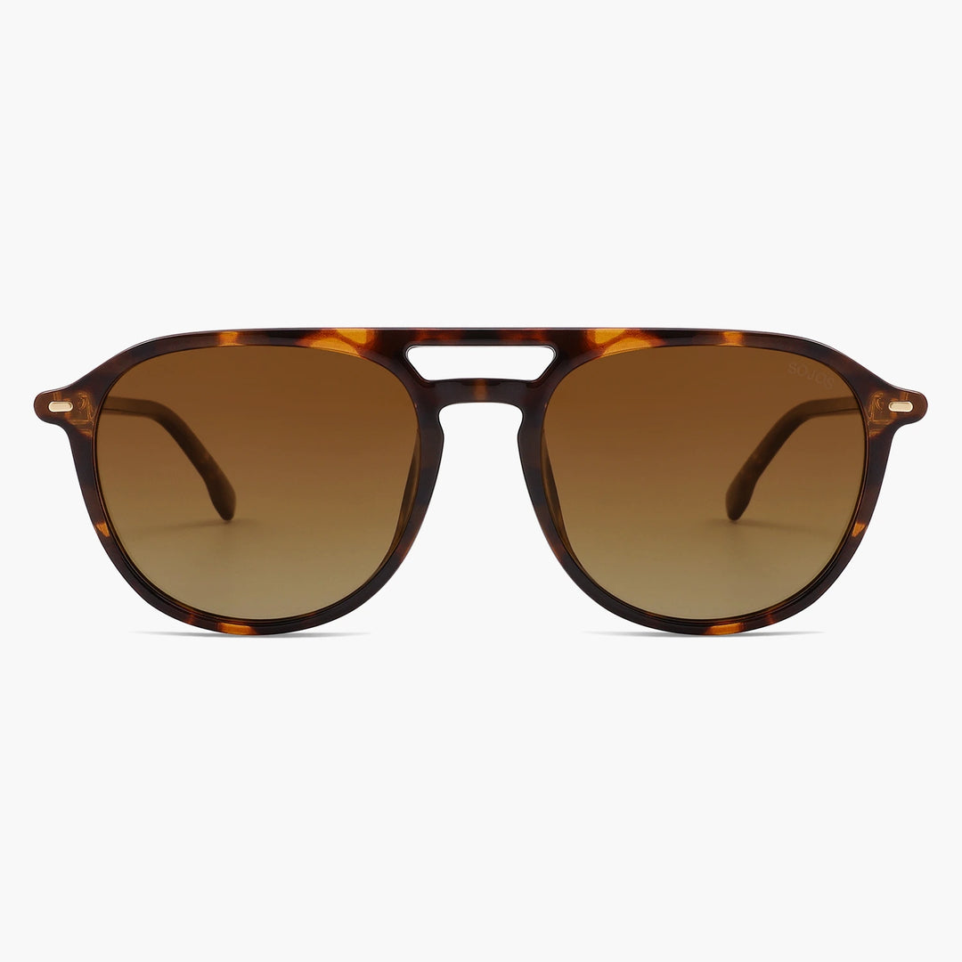 Tortoise Winter Aviator Women Sunnies SJ2605 | SOJOS VISION