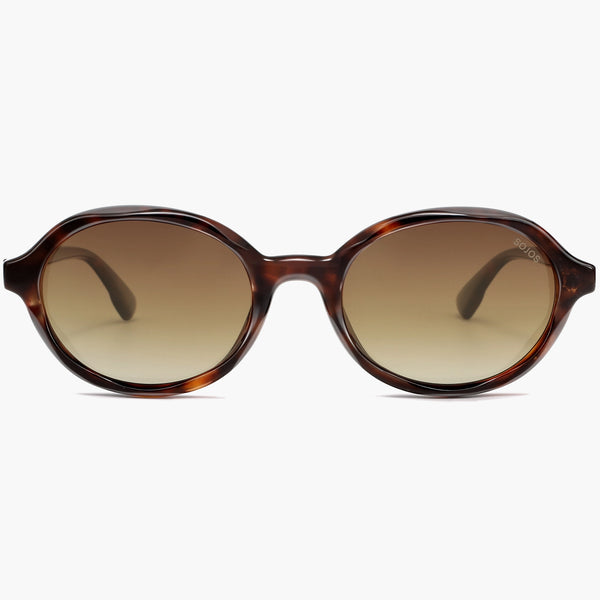 Trendy Polarized Oval Sunglasses for Women Men UV400 Protected