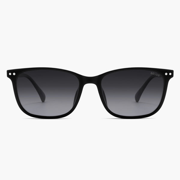 Modern Chic Rectangle Women Men Sunnies Polarized SJ2636 | SOJOS