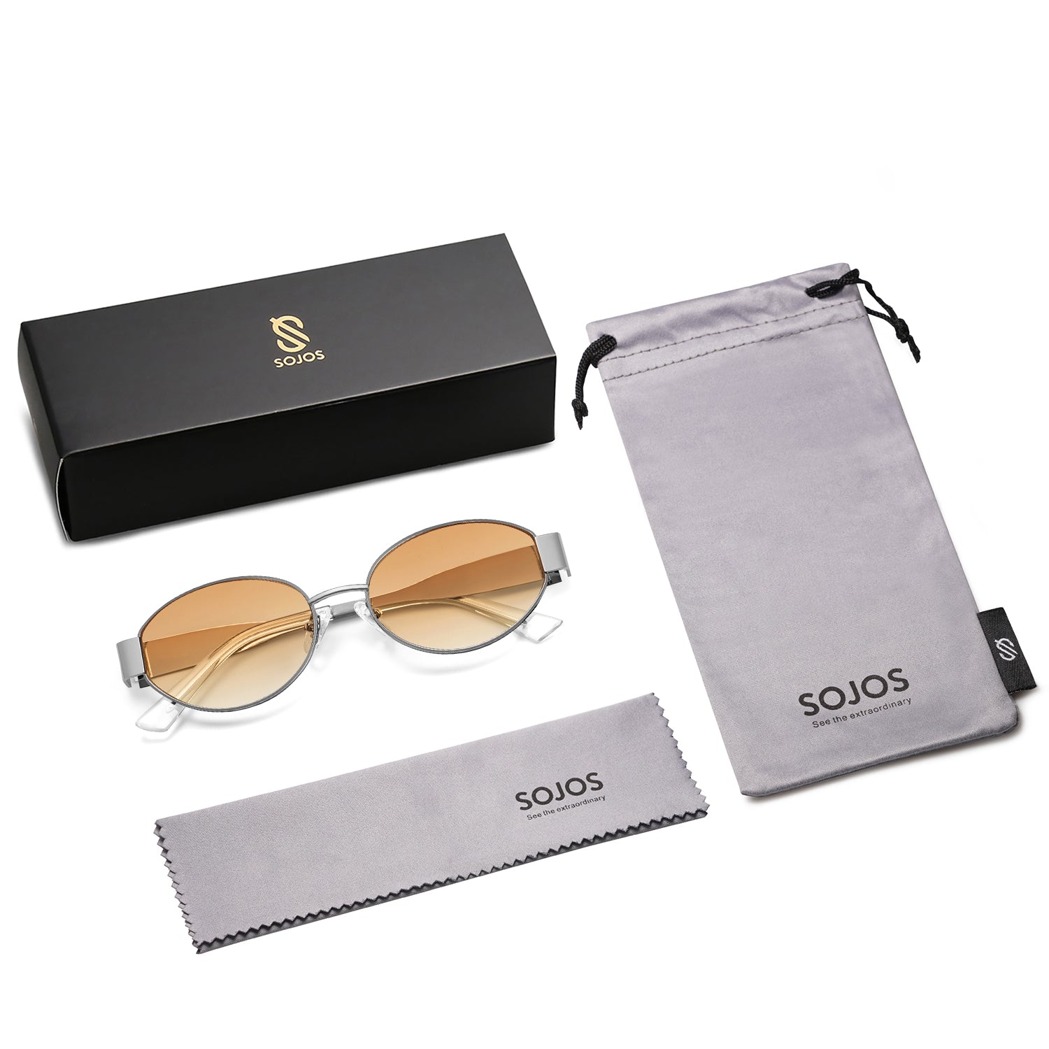 Women Men UV400 Retro Classic Shades Oval Sunglasses SJ1256