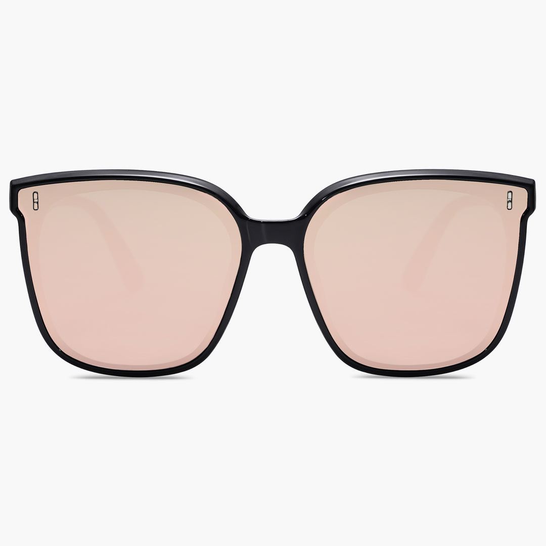 Buy Oversized Cat Eye Sunglasses for Women Mirrored SJ2157  display picture 2