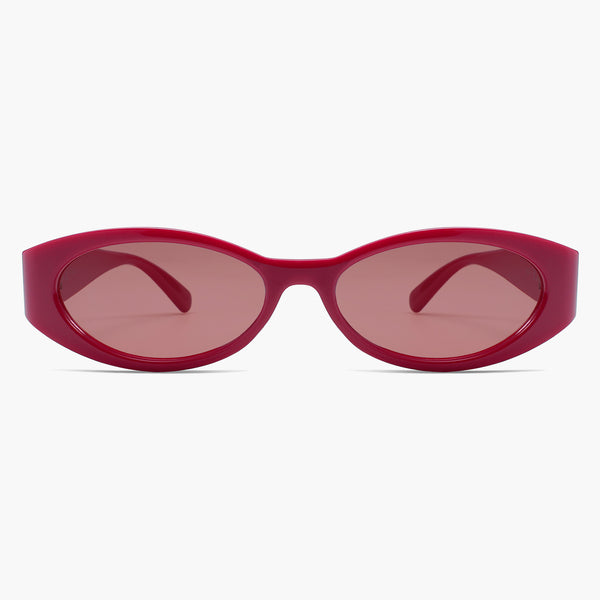 Women Men Retro Trendy Cateye Vintage Y2k Oval Polarized