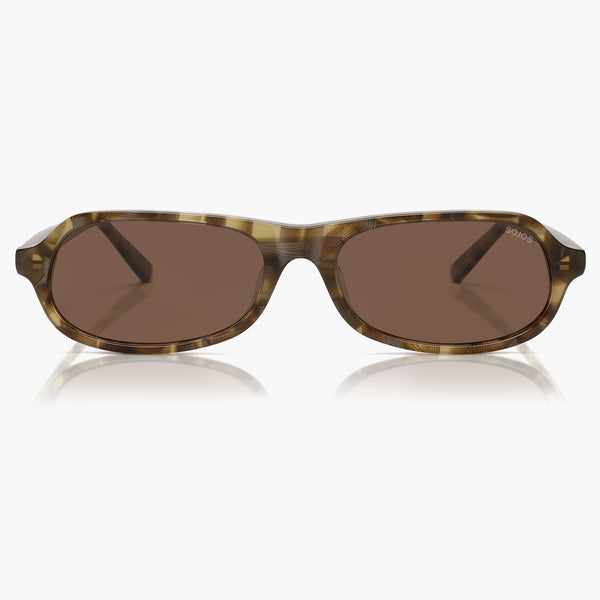 SOJOS Trendy Rectangle Sunglasses for Women Men UV400 Polarized