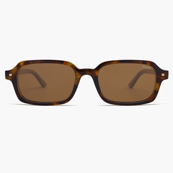SOJOS Tortoise Shell Square Sunglasses Buy Classic Square Polarized Sunglasses for Women Bonheur  main image 4