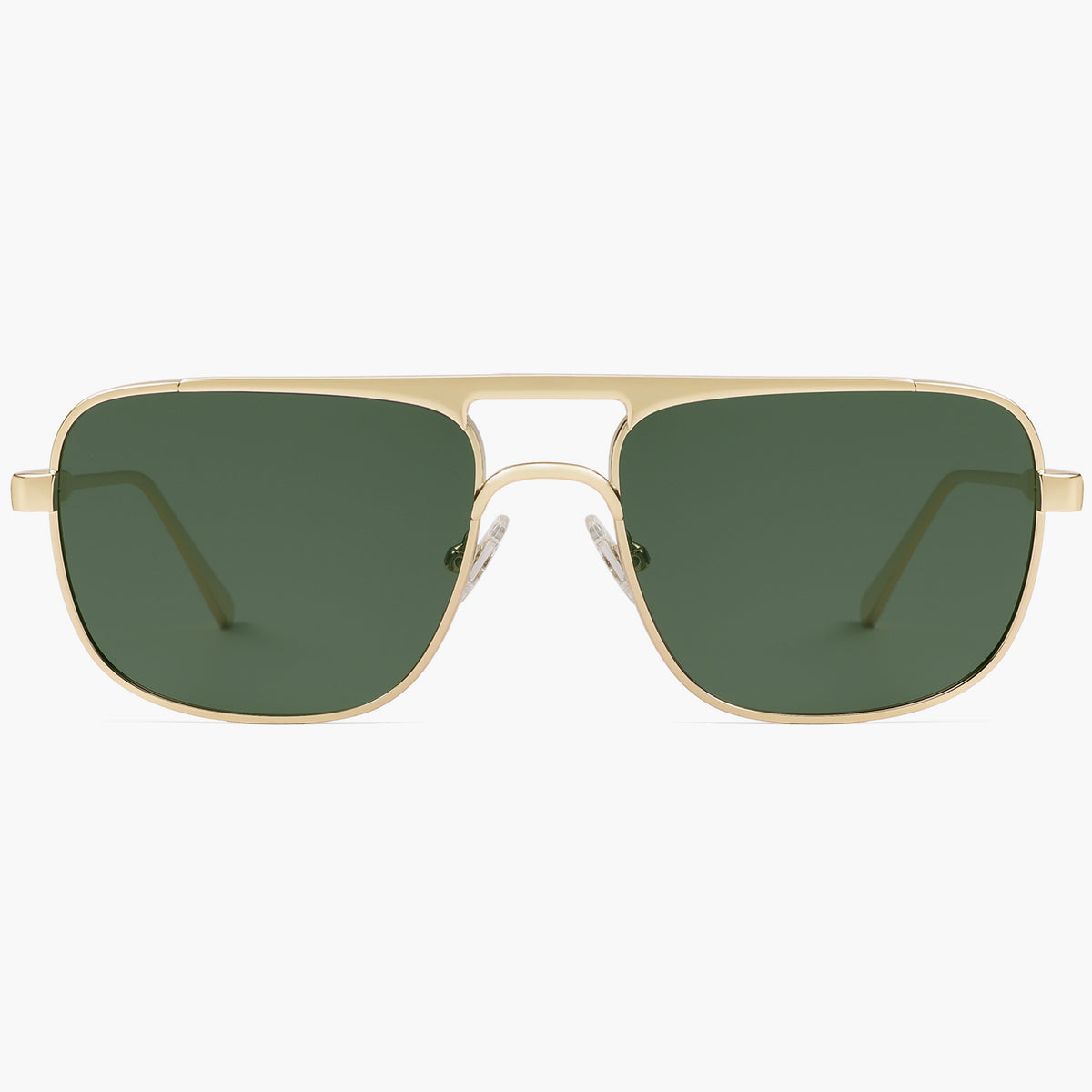 Square Polarized Sunglasses, Retro Aviator Style, UV400 Protection Square Aviator Sunglasses SOJOS Retro - Polarized, UV400  main image 4