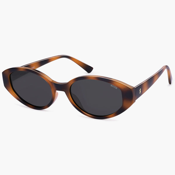 「sososo」 Women Polarized Vintage Oval Sunglasses SJ2608 | SOJOS VISION