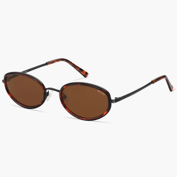 Buy Trendy Oval Polarized Sunglasses for Women 80s 90s Chic  display picture 1