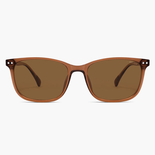 Modern Chic Rectangle Women Men Sunnies Polarized SJ2636 | SOJOS
