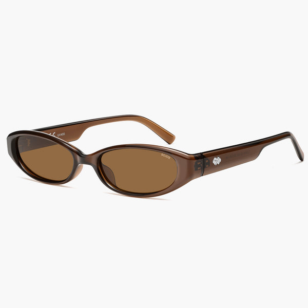 Trendy Cat Eye Polarized Sunglasses for Women Cateye Chic Narrow