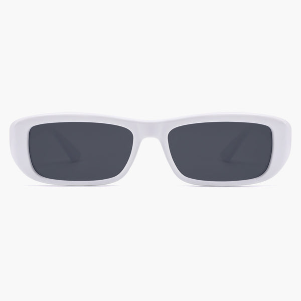 Women Men Trendy Narrow Retro Rectangle Polarized Sunglasses  display picture 1