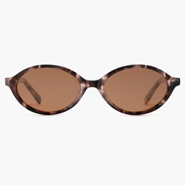 Acetate Polarized Oval Sunglasses for Women Narrow Lightweight