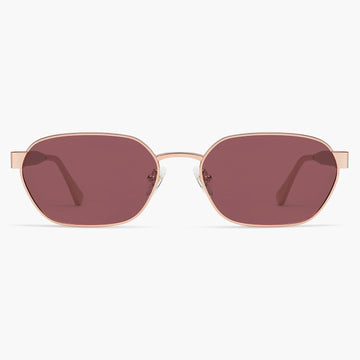 Women Men Retro Hexagonal UV400 Trendy Rectangle Polarized