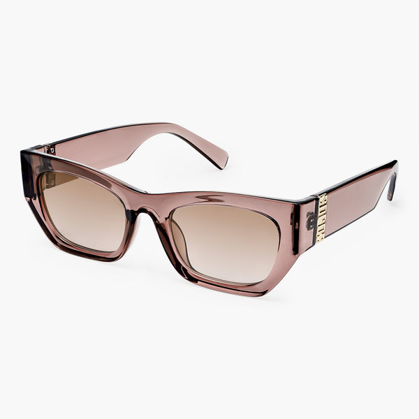 Women Men Trendy Thick Frame Rectangle Cateye Sunglasses  display picture 3