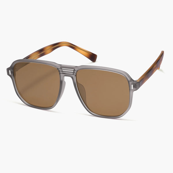 Women Men Aviator Square Sunglasses SJ2398 | SOJOS VISION