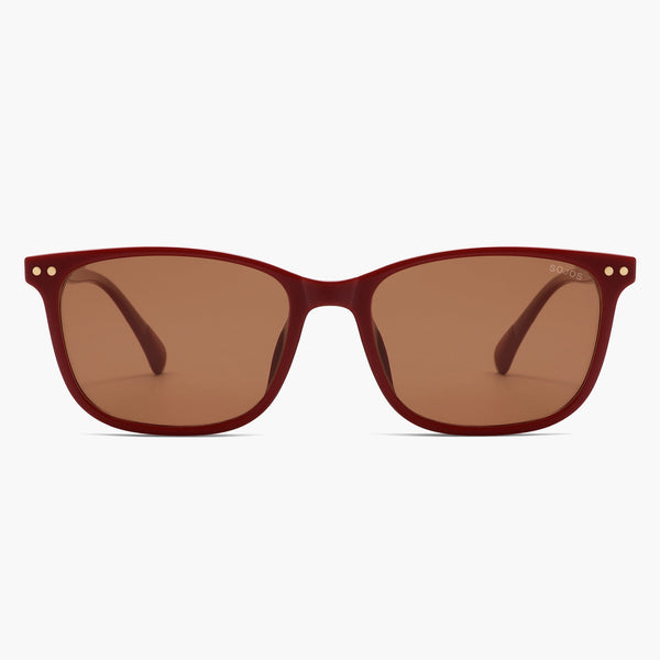 Modern Chic Rectangle Women Men Sunnies Polarized SJ2636 | SOJOS
