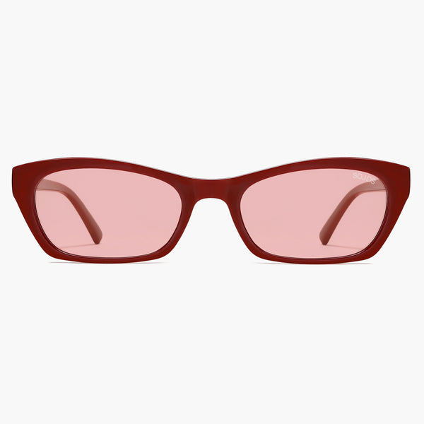 Retro Rectangle Cat Eye Polarized Sunglasses for Women SJ2670