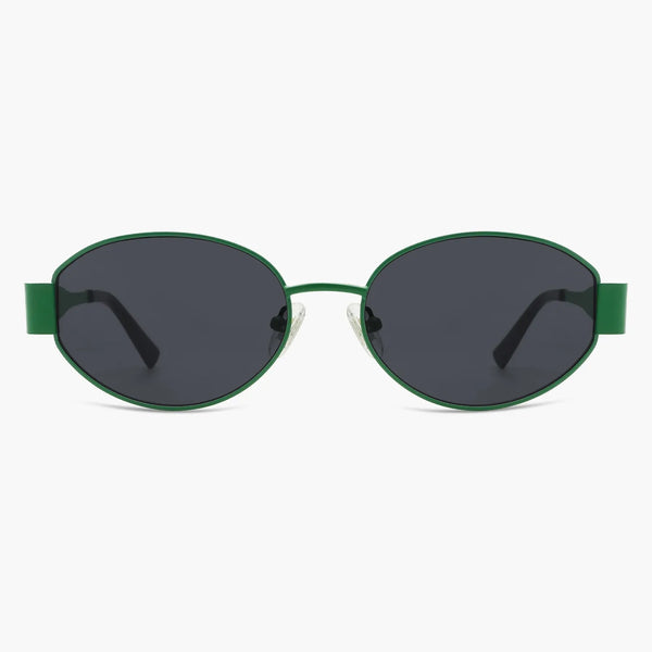 Women Men UV400 Retro Classic Shades Oval Sunglasses SJ1217