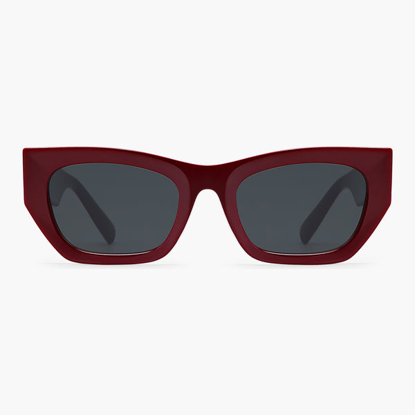 Women Men Trendy Thick Frame Rectangle Cateye Sunglasses  display picture 3